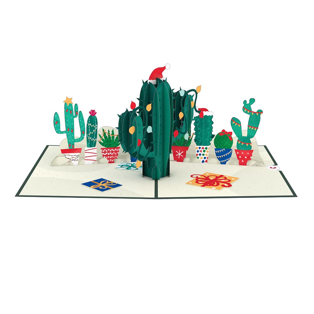 Holiday Cactus Pop-Up Card