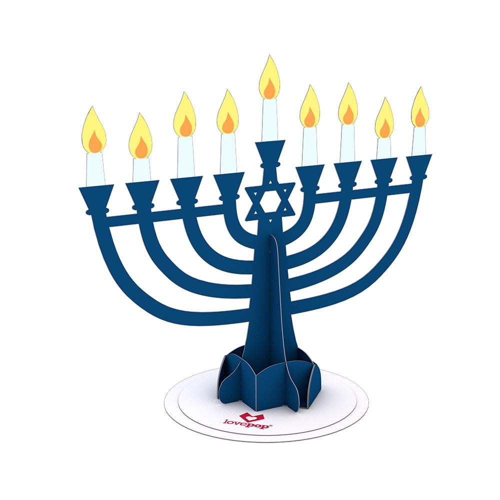 Stickerpop™: Hanukkah Menorah (5-Pack)