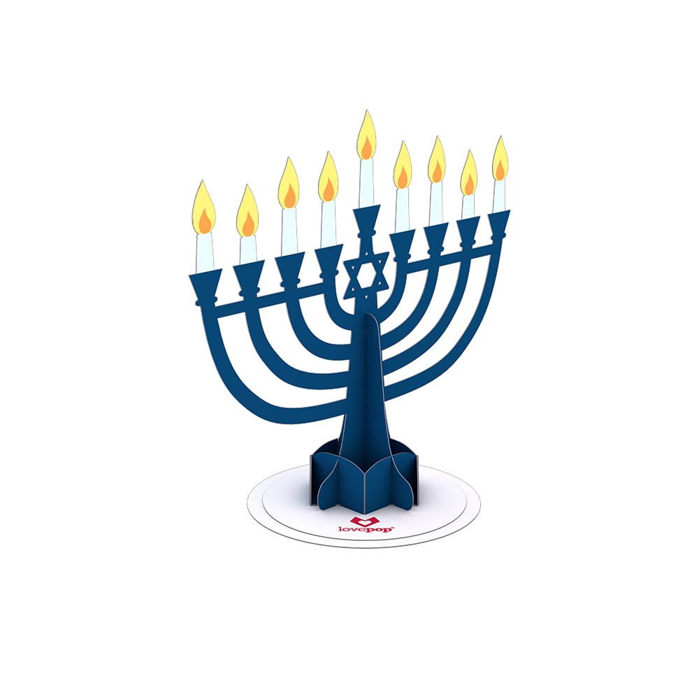 Stickerpop™: Hanukkah Menorah (5-Pack)