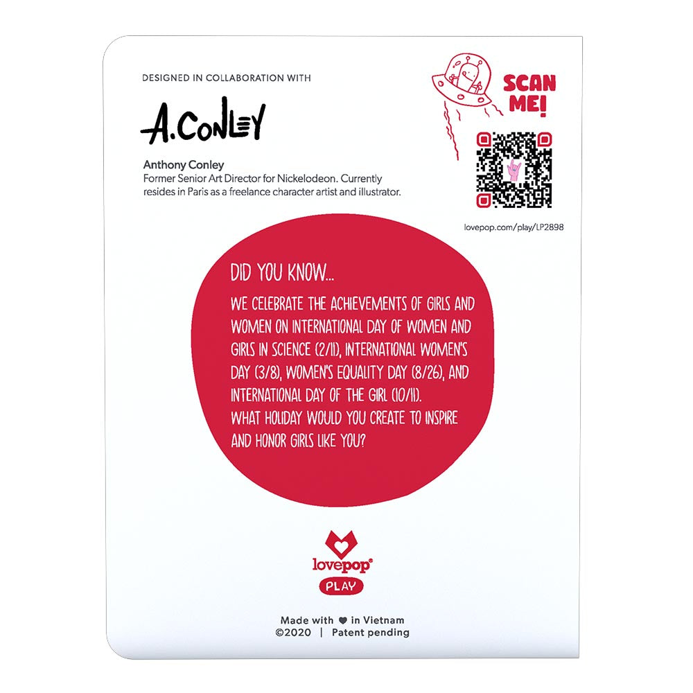 Playpop Card™: Girl Power Birthday Cupcake