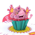 Playpop Card™: Girl Power Birthday Cupcake