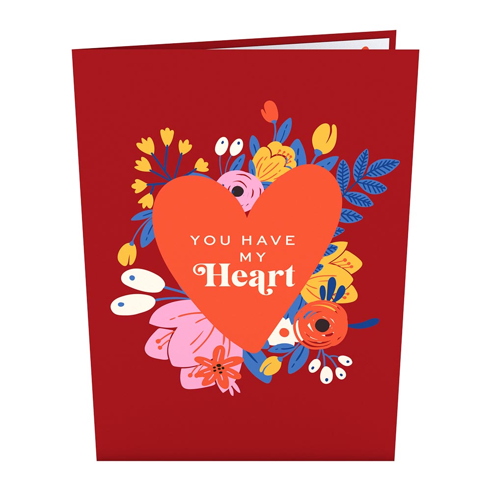 You Have My Heart Card with Mini Bouquet