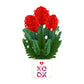 XOXO Card with Mini Bouquet