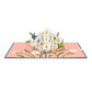 Daisies with Blue Morpho Butterfly Pop-Up Card