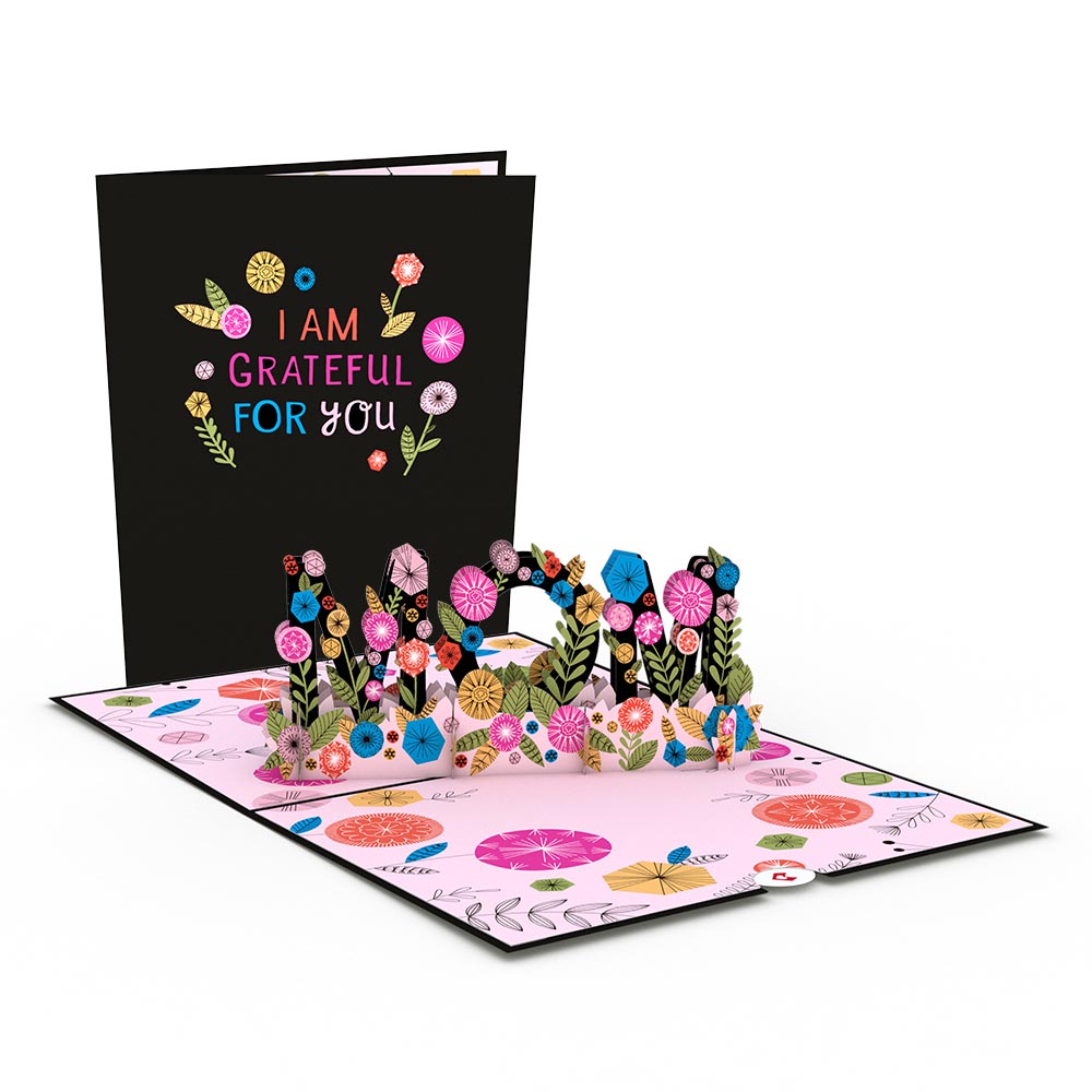 Grateful for Mom Pop-Up Card