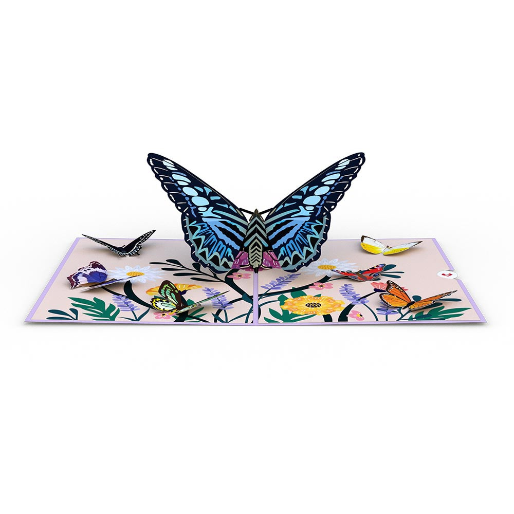 Garden Butterflies Pop-Up Card