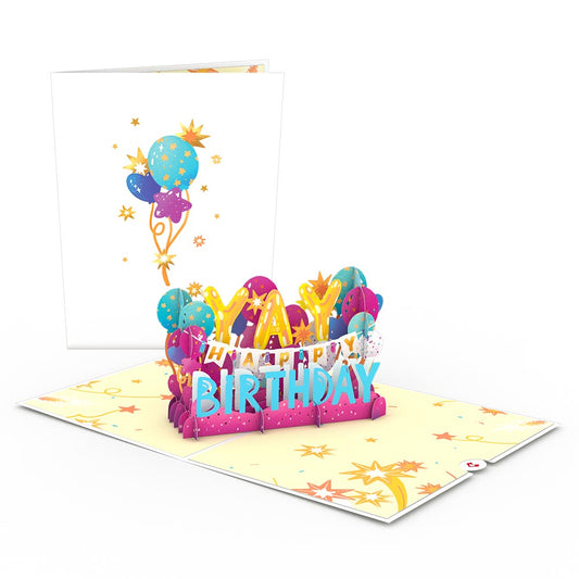 Birthday Celebration Pop-Up Card
