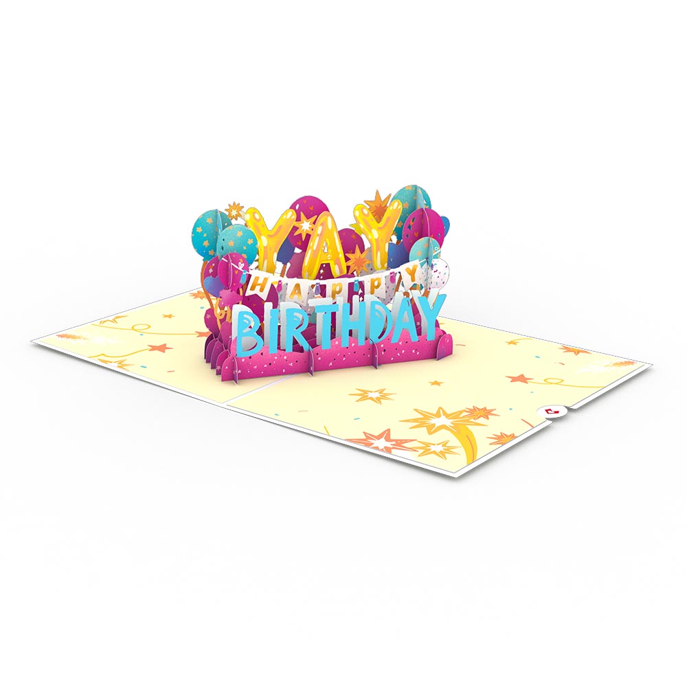 Birthday Celebration Pop-Up Card