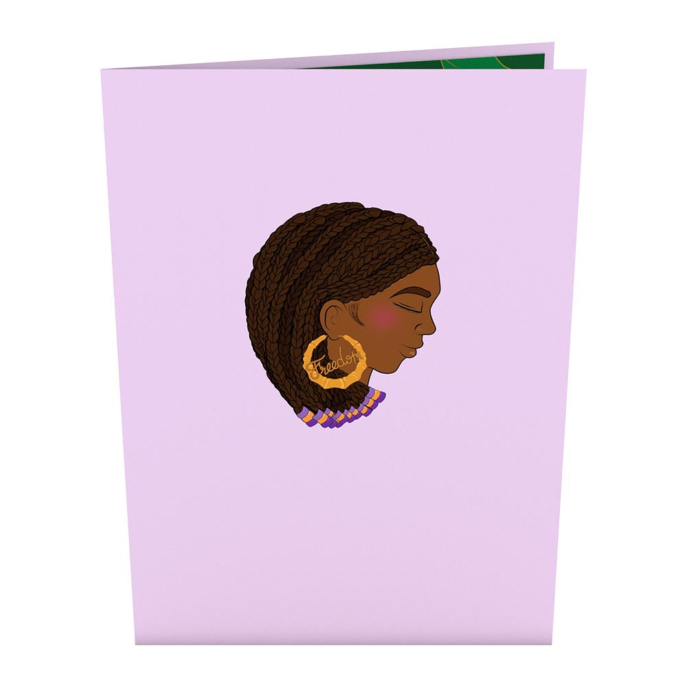 Happy Juneteenth Pop-Up Card