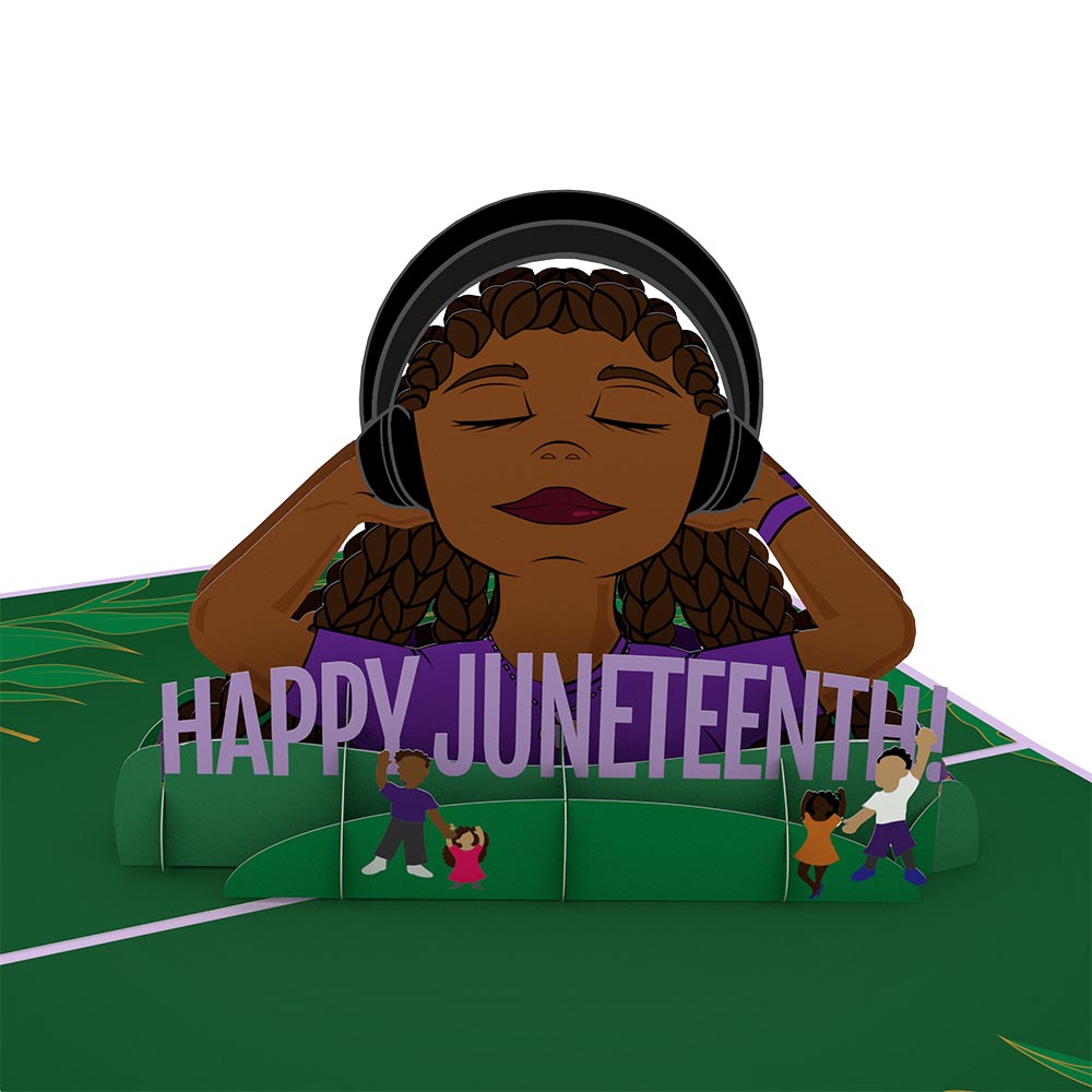 Happy Juneteenth Pop-Up Card