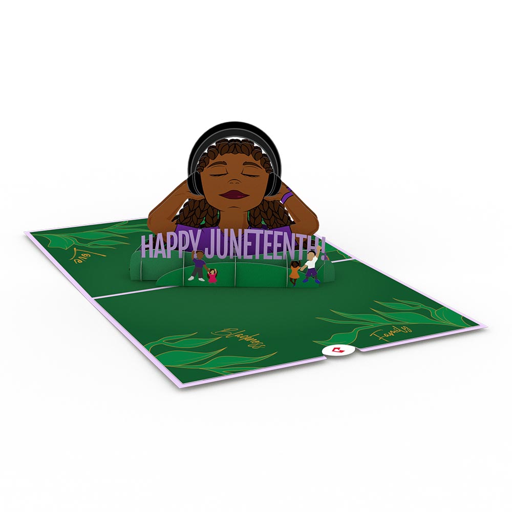 Happy Juneteenth Pop-Up Card