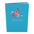 Love Cardinal Pop-Up Card