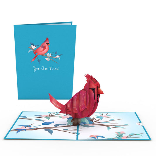 Love Cardinal Pop-Up Card