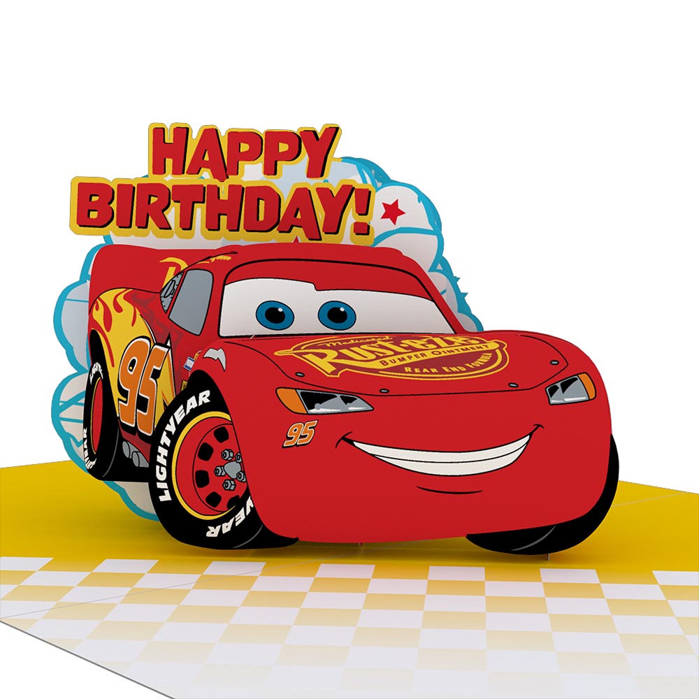 Playpop Card™: Disney Pixar Cars: Lightning McQueen Birthday