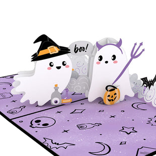 'Hey Boo' Ghosts Pop-Up Card
