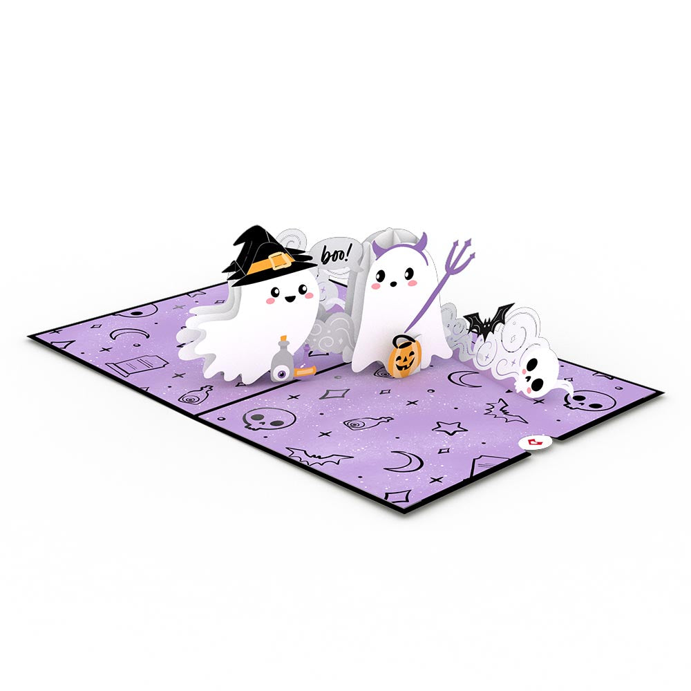 'Hey Boo' Ghosts Pop-Up Card