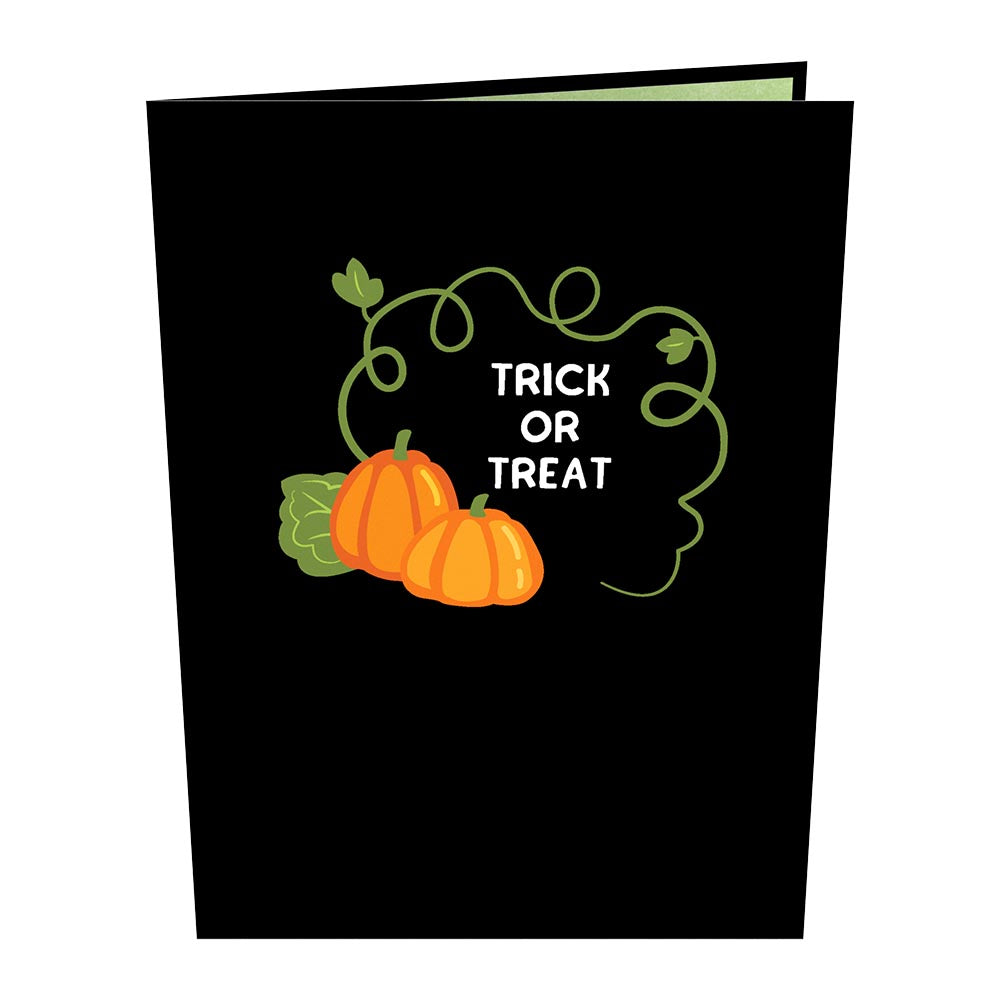 Halloween Card with Pumpkin Pop-Up Gift