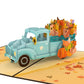 Blue Harvest Truck Pop-Up Card