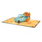 Blue Harvest Truck Pop-Up Card