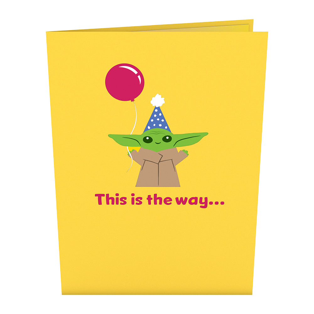 Star Wars™ The Mandalorian™ The Birthday Way Pop-Up Card