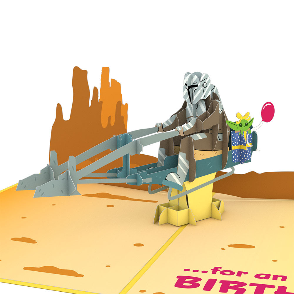 Star Wars™ The Mandalorian™ The Birthday Way Pop-Up Card