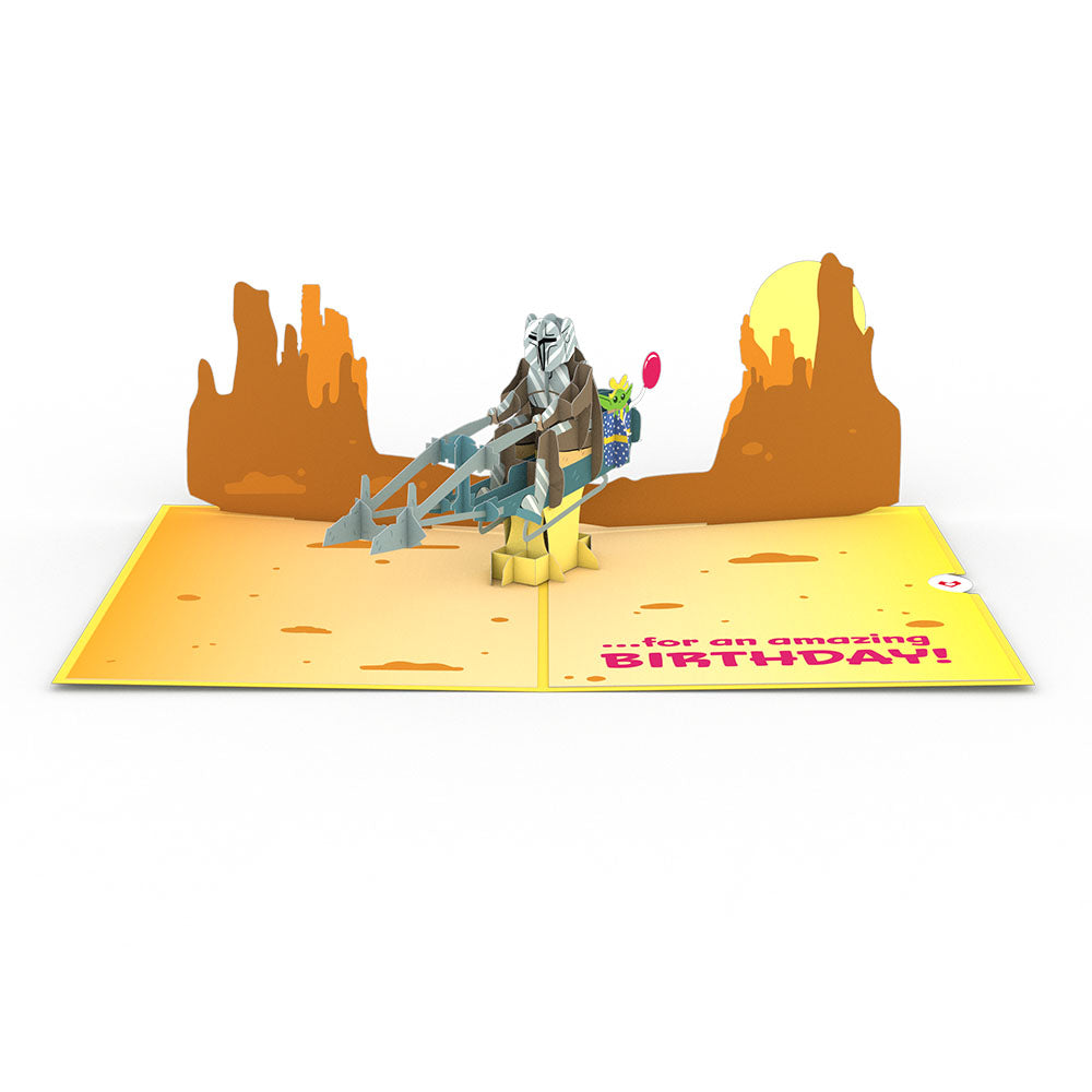 Star Wars™ The Mandalorian™ The Birthday Way Pop-Up Card