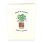 Happy Birthday Plants Pop-Up Card