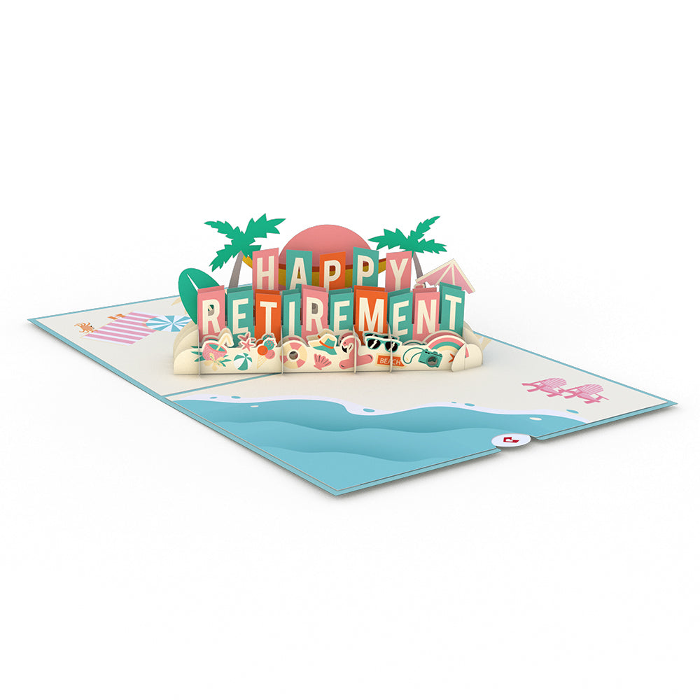 Happy Retirement Pop-Up Card