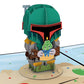 Star Wars™ Boba Fett™ Bounty-ful Birthday Card with Pop-Up Gift