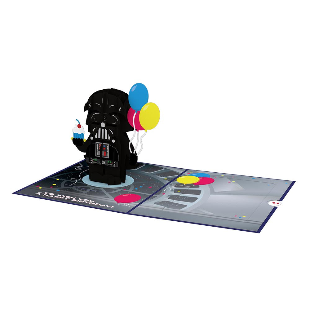 Star Wars™ Darth Vader™ Birthday Card with Pop-Up Gift