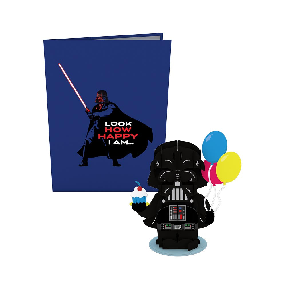 Star Wars™ Darth Vader™ Birthday Card with Pop-Up Gift