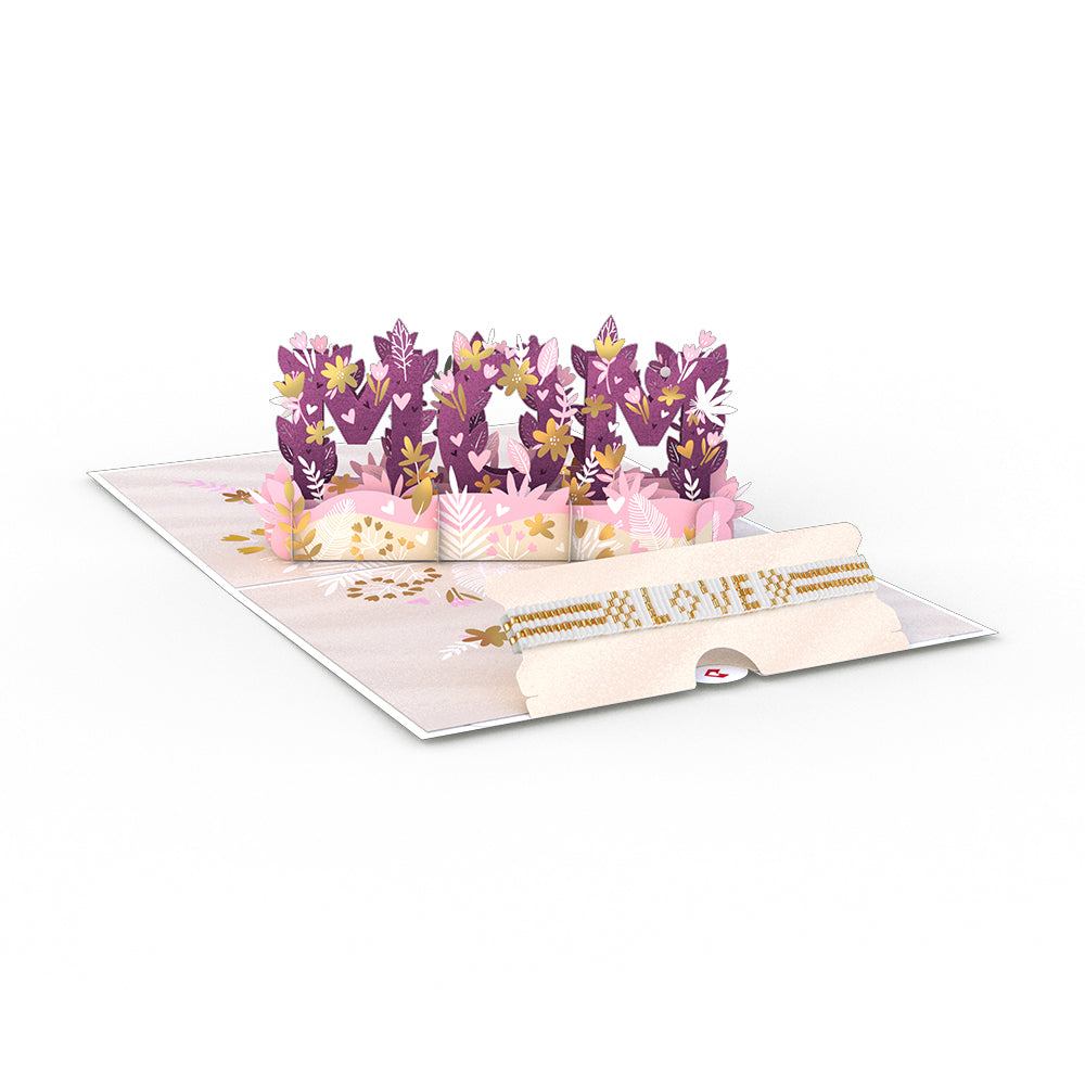 Love for Mom Dazzling Card with Bracelet