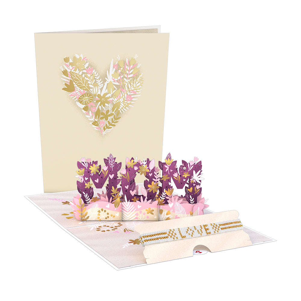 Love for Mom Dazzling Card with Bracelet