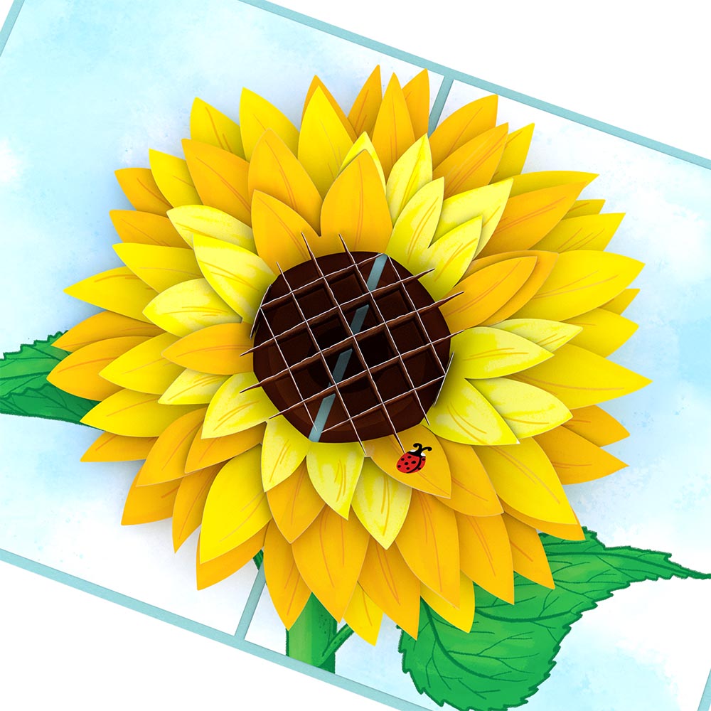 Sunflower Bloom Pop-Up Card