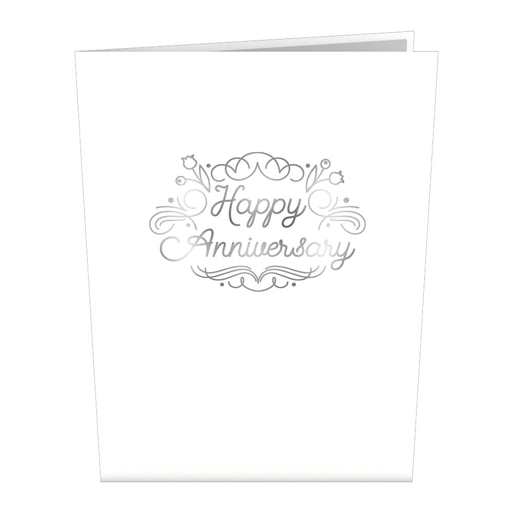 Anniversary Lily of the Valley Pop-Up Card