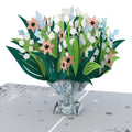 Anniversary Lily of the Valley Pop-Up Card