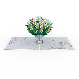 Anniversary Lily of the Valley Pop-Up Card