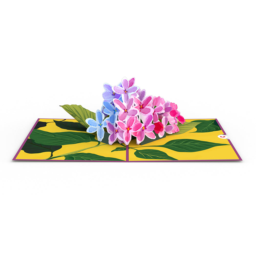 Soon We Will Be Together Lilacs Pop-Up Card