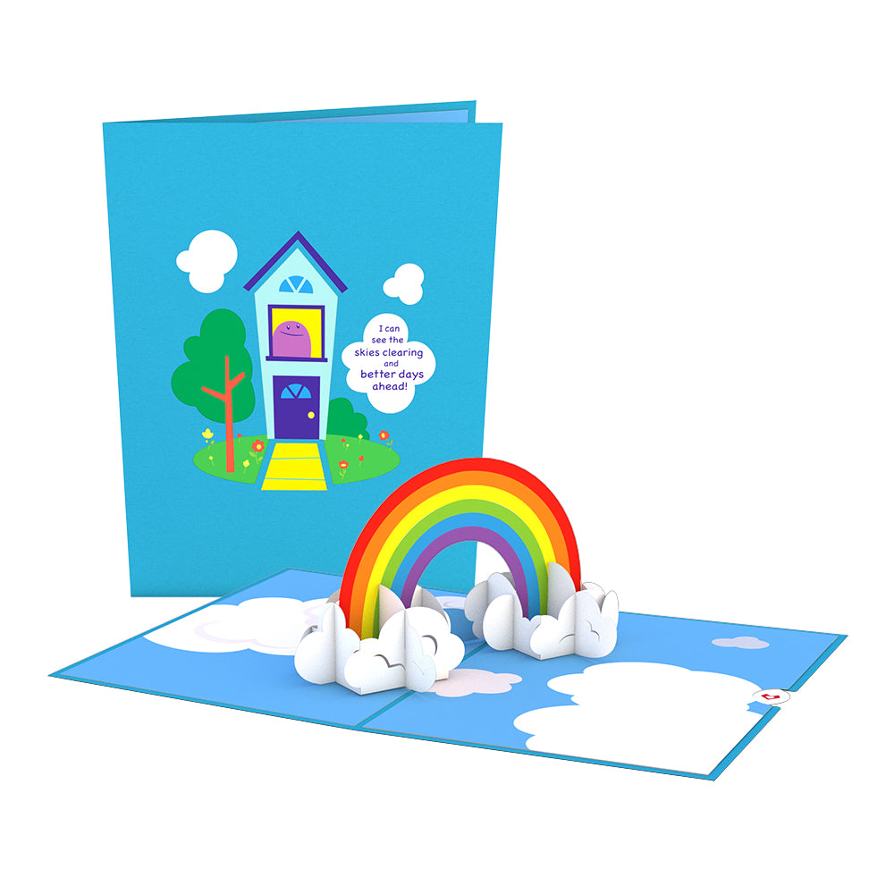 Better Days Ahead Rainbow Pop-Up Card