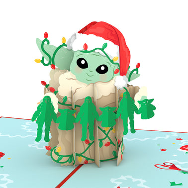Star Wars™ The Mandalorian™ Very Merry Grogu™ Pop-Up Card
