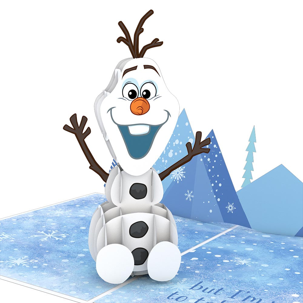 Disney Frozen Olaf's Warm Hugs Pop-Up Card