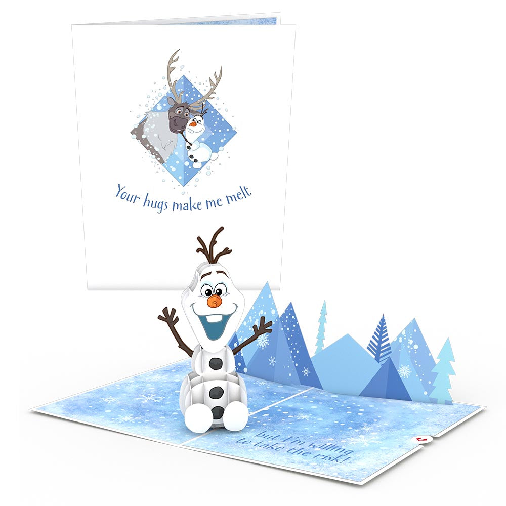 kanal barndom smeltet Disney Frozen Olaf's Warm Hugs Pop-Up Card – Lovepop