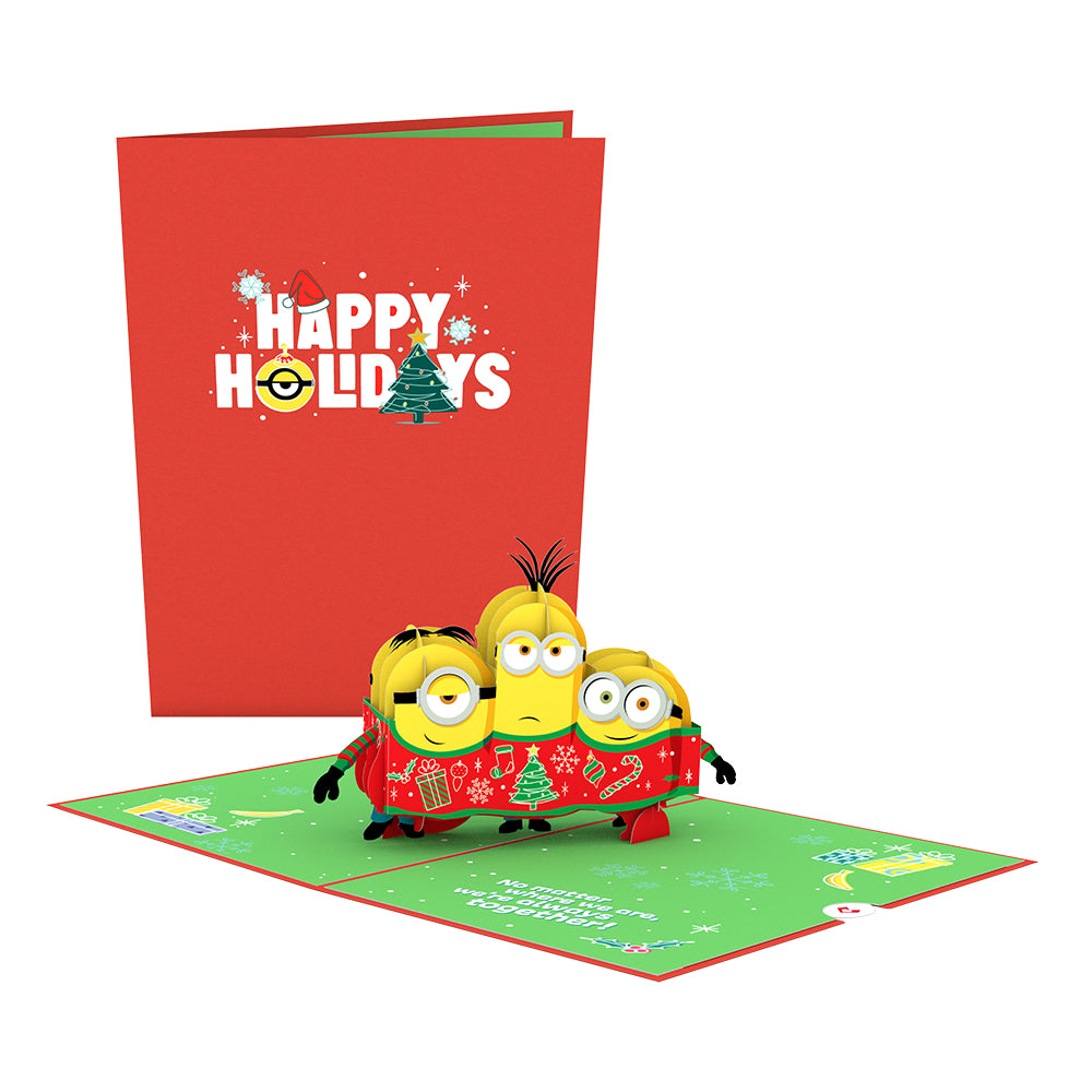 Minions Christmas Together Pop-Up Card