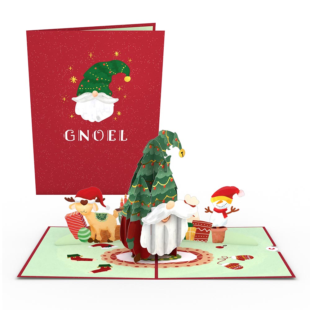 Gnoel Gnome Pop-Up Card