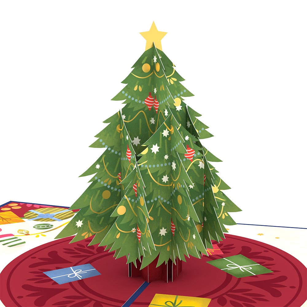 Christmas Tree Celebration Pop-Up Card