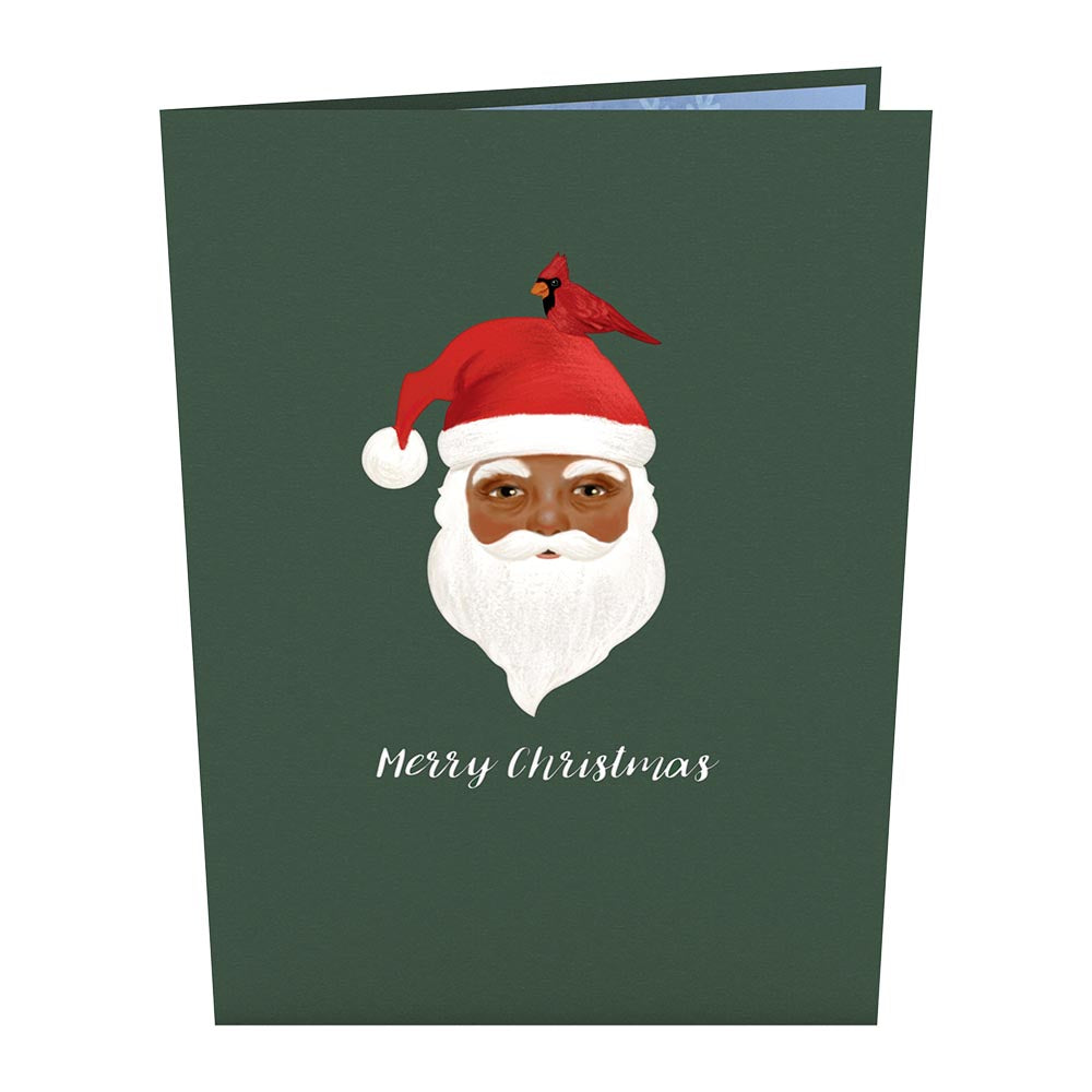 Santa with Toy Bag Pop-Up Card