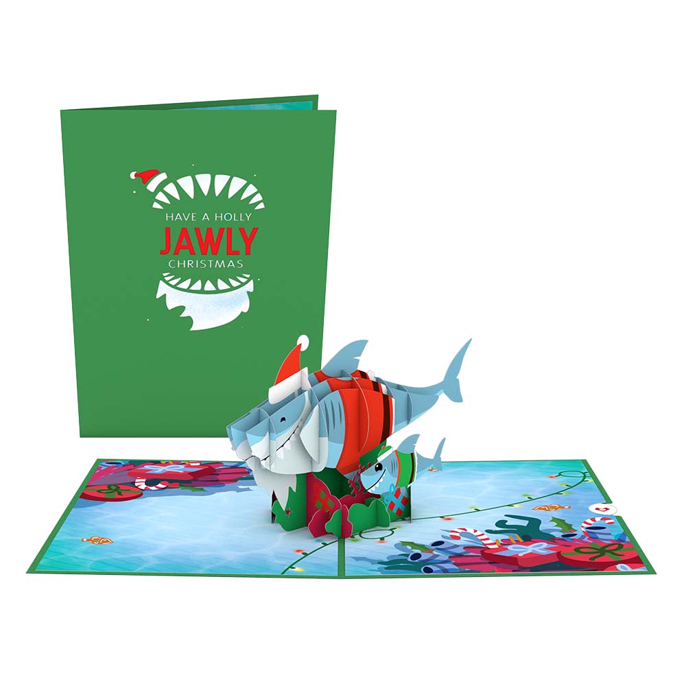 Santa Shark Pop-Up Card