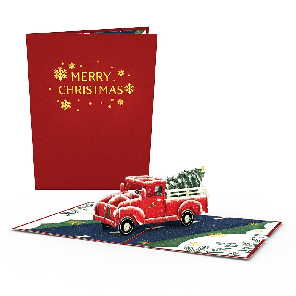 Holiday Truck Pop-Up Card