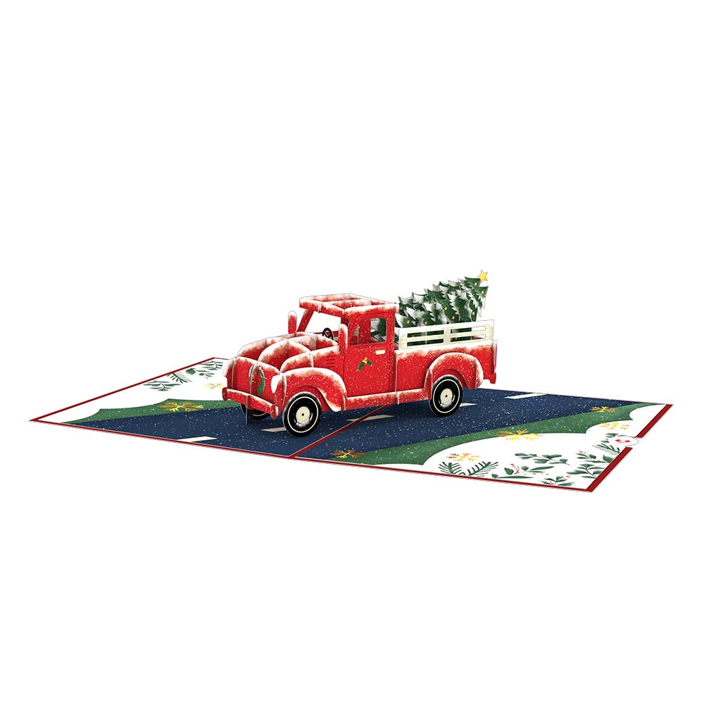 Holiday Truck Pop-Up Card