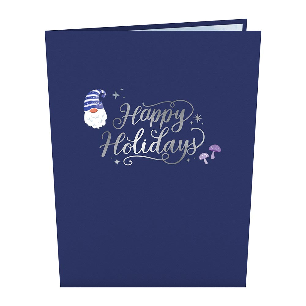 Happy Holidays Gnome Pop-Up Card